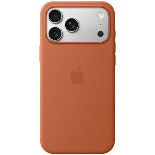 Apple Case Silicone Case with MagSafe Terra Cotta for iPhone 17 Pro Max